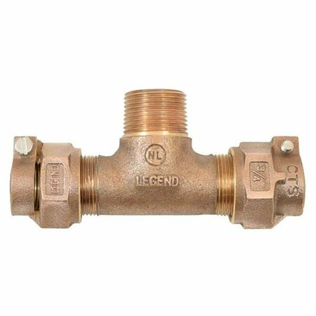 TINKERTOOLS T4440Nl 0.75 x1 in. CTS x MNPT Tee - Bronze TI3982138